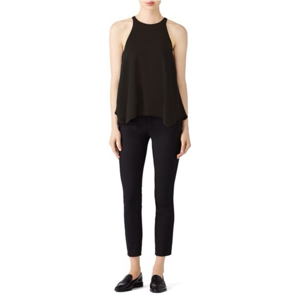 HALSTON • Black High Neck Cami Top - Picture 4 of 5